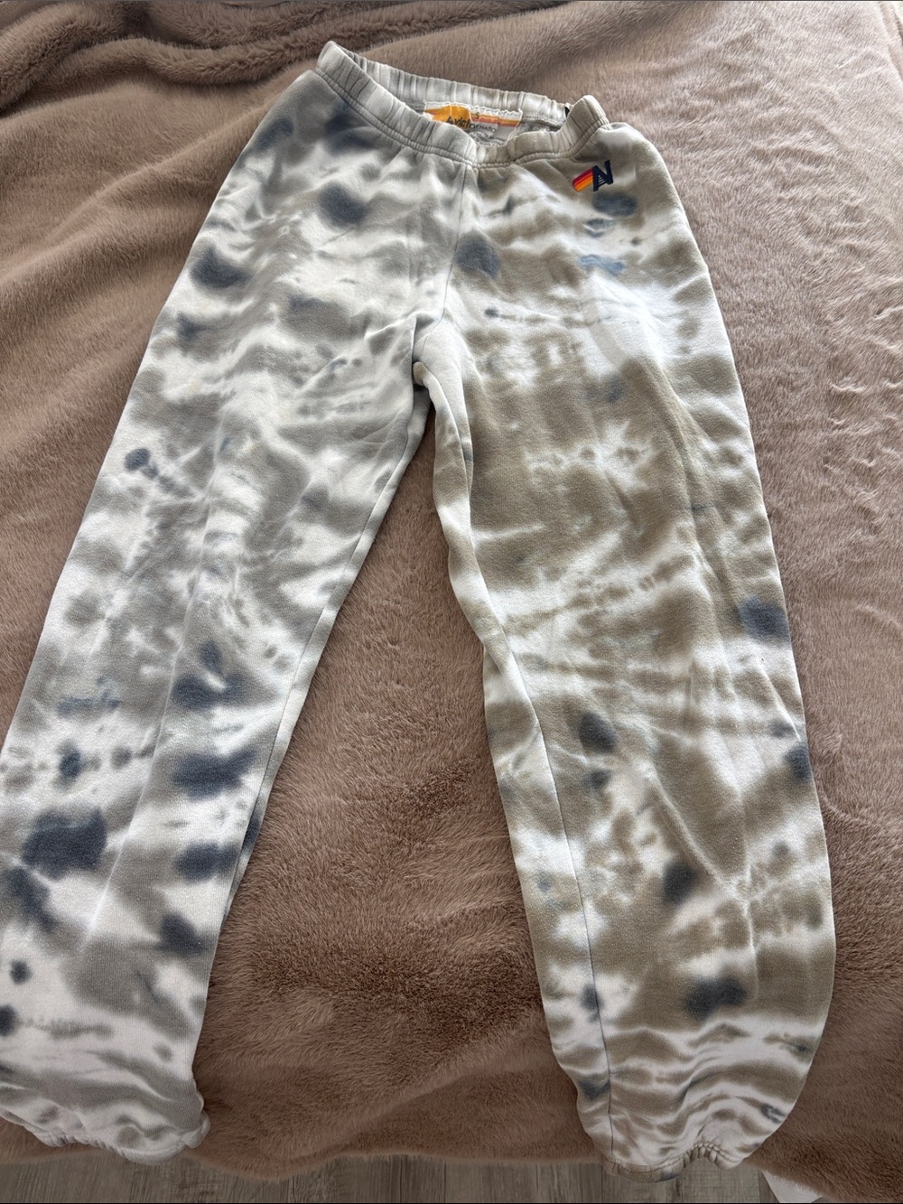 Aviator tie dye nation sweatpants size small